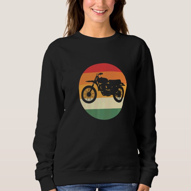 Sudadera Motocicleta retro (Anverso)