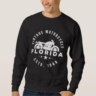 Sudadera Motocicleta Vintage Florida Establecida en 1968