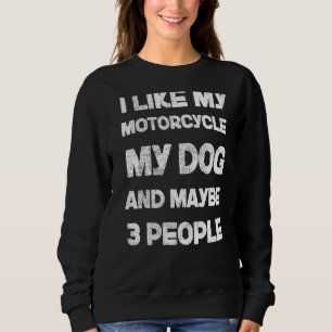 Sudadera Motocicleta Y Motociclismo De Perro Lover
