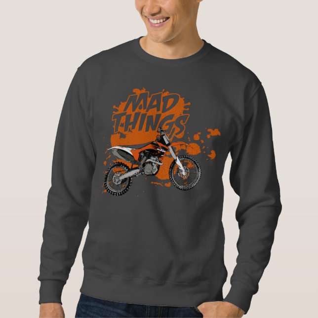 Sudadera Motocicletas enojadas (Anverso)
