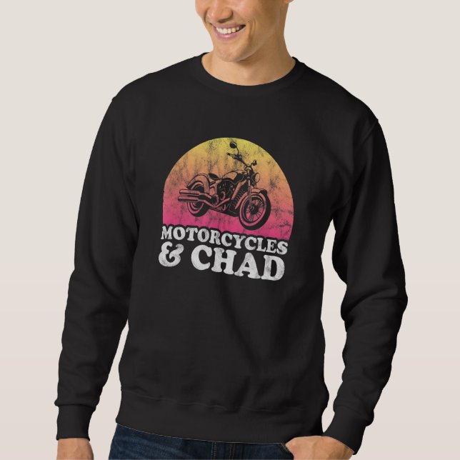 Sudadera Motocicletas y motocicletas Chad (Anverso)