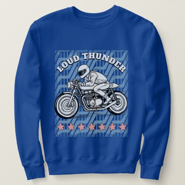 Sudadera motociclista (Anverso del diseño)