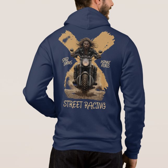 Sudadera Motociclista De Pelo (Reverso)