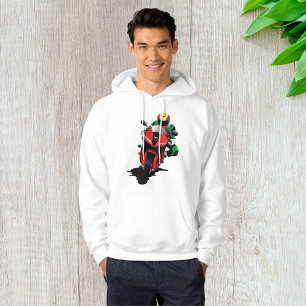 Sudadera Motociclista montando una Sportbike Roja