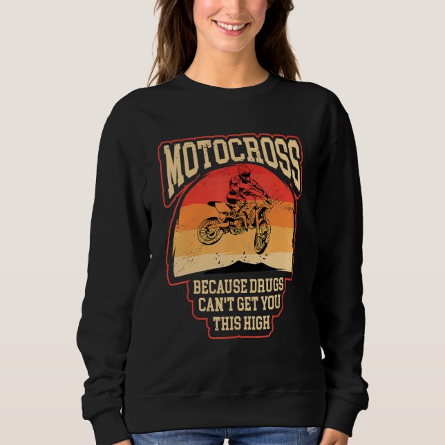 Sudadera Motociclistas sucios causa alta m (Anverso)