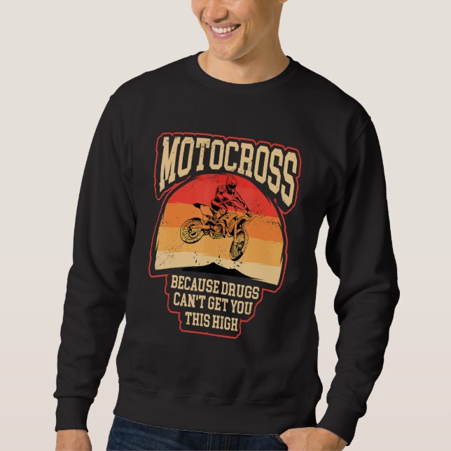 Sudadera Motociclistas sucios causa alta m (Anverso)