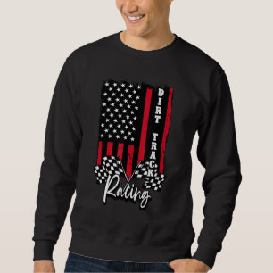 Sudadera Motocross de la bandera estadounidense de la Carre