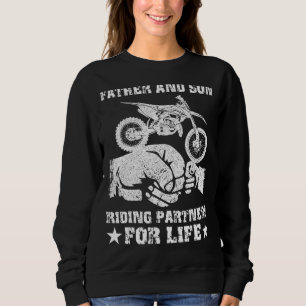 Sudadera Motocross, hijo de papá diciendo el día del padre