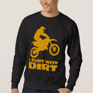 Sudadera Motocross I Flirt Con Hombres Sucios Mujeres Adole