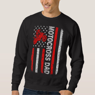 Sudadera Motocross masculino Dad American Flag Dad Motocros