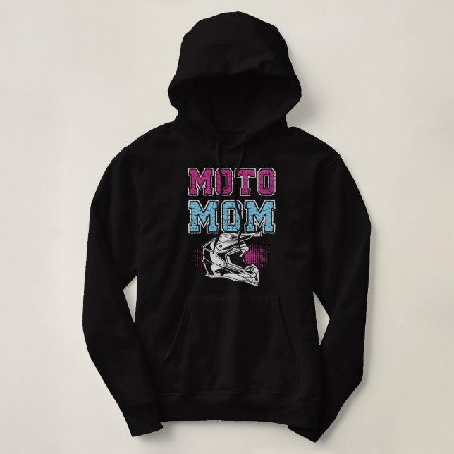 Sudadera Motocross Moto Mom MX Dirtbike (Diseño del anverso)