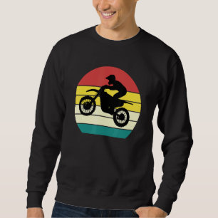 Sudadera Motocross moto vintage de motociclismo sucio Retro
