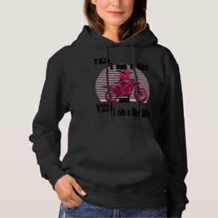 Sudadera Motocross Mx Sí, Soy Chica Y Sí, Viajo A La Sucied