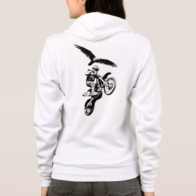 Sudadera Motocross Rider y Eagle (Reverso)