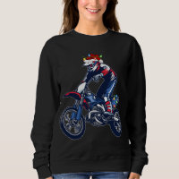 Motocross Sports Lover Xmas Santa Hat Motocross