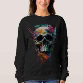 Sudadera Motohólico de Acuarela
