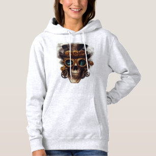 Sudadera Motor de cráneo Steampunk