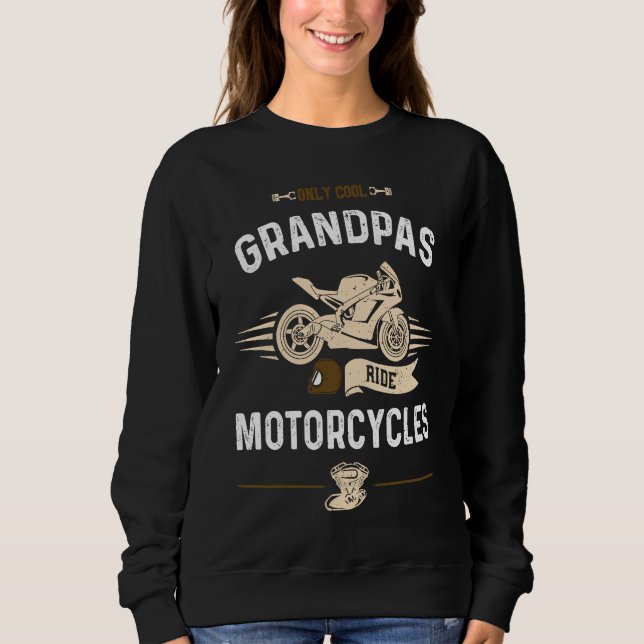 Sudadera Motor de motocicletas sólo para los abuelitos de G (Anverso)
