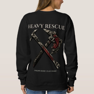 Sudadera Motor de Rescate de Incendios Personalizado Compañ