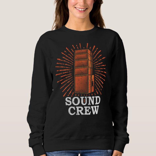 Sudadera Motor de sonido Guy Sound de la tripulación de son (Anverso)