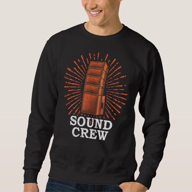Sudadera Motor de sonido Guy Sound de la tripulación de son (Anverso)