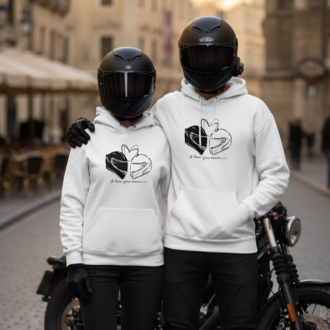 Sudadera Motorcycle Couple Hoodie (Subido por el creador)
