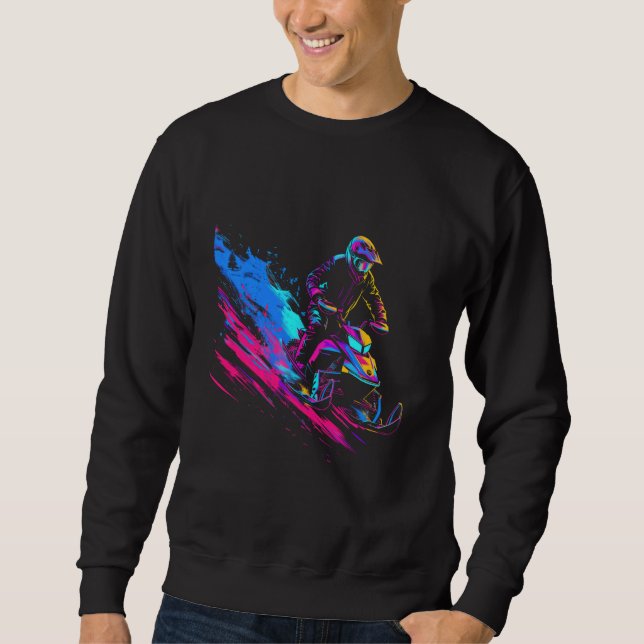 Sudadera Motores Snowmobile sled Snowmobling (Anverso)