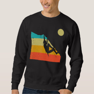 Sudadera Mou de escalada gráfica retro con pepino rocoso