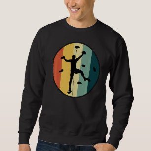 Sudadera Mou de escalada gráfica retro con pepino rocoso