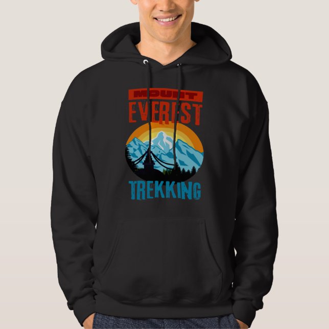Sudadera Mount Everest Trekking Mountain Hiker Climb Nepal  (Anverso)