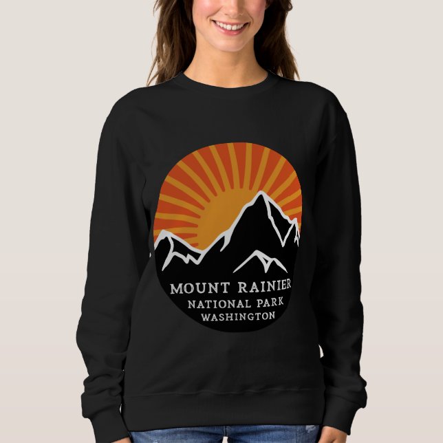 Sudadera Mount Rainier National Park Washington Sunset Moun (Anverso)