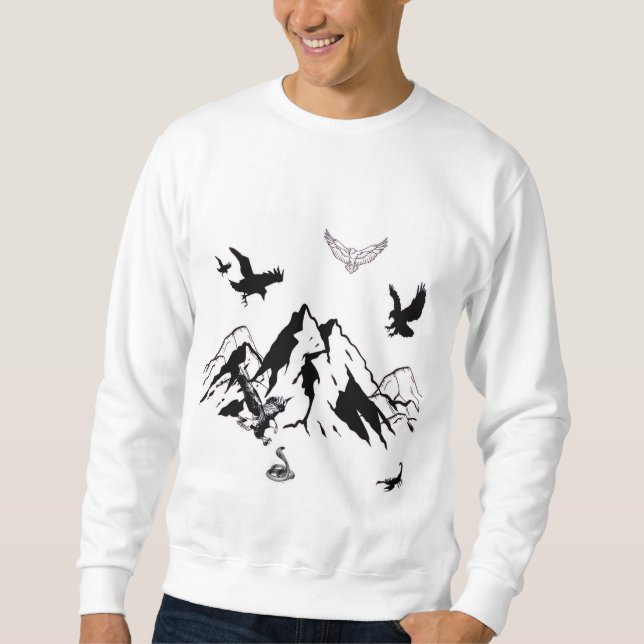 Sudadera Mountain Eagle Sweatshirt (Anverso)