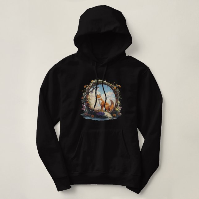 Sudadera Mountain Woodland Animals Fox Nature (Diseño del anverso)