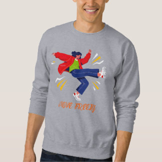 Sudadera Movimiento de Baile Energético Gráfico Juvenil