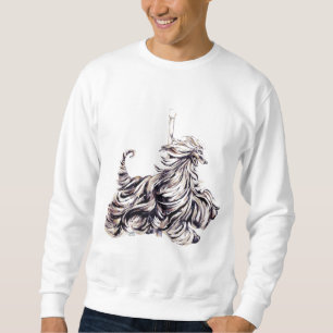 Sudadera Movimiento de carrusel de hebilla afgana