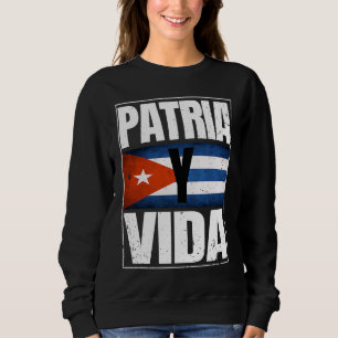 Sudadera Movimiento por la Libertad Patria Cuba Y Vida Band