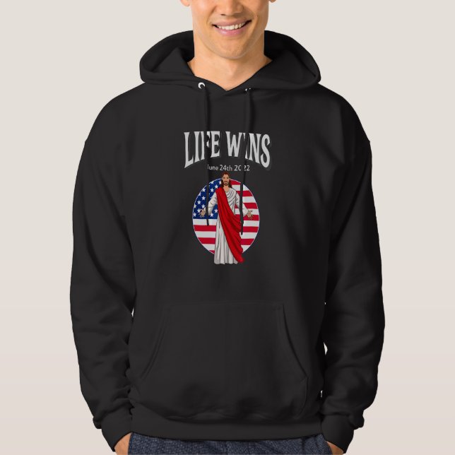 Sudadera Movimiento Pro Vida Derecho a la Vida Defensor Pro (Anverso)