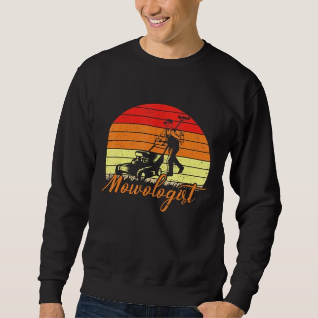 Sudadera Mowologista Groundskeeper Lawn Care Grapting T (Anverso)