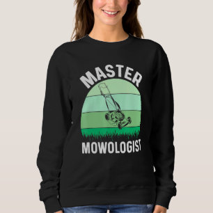 Sudadera Mowólogo maestro de la siembra de hierba de los ho