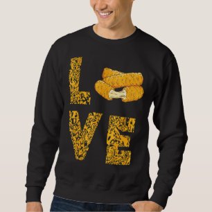 Sudadera Mozzarella Sticks Leopard Love Cheese Sticks Food