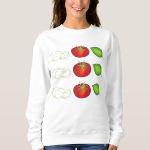 Sudadera Mozzarella Tomato Basil Comida Italiana Nonna