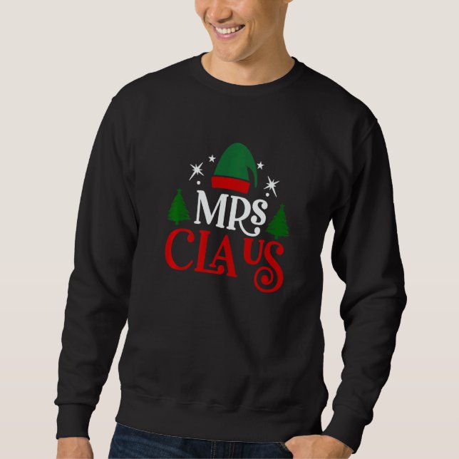 Sudadera Mr Claus & Mrs Claus  Christmas Matching Couple Xm (Anverso)