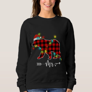 Sudadera MR de seda roja Navidades del oso coincidiendo con