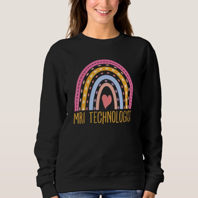 Sudadera MRI Radiology Radiologic Rainbow Technologist MRI  (Anverso)