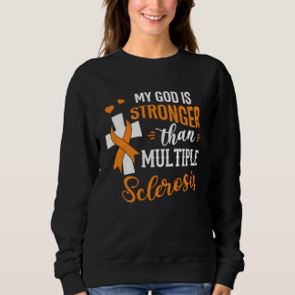 Sudadera MS Awareness My God Is Stronger Than Multiple Scle