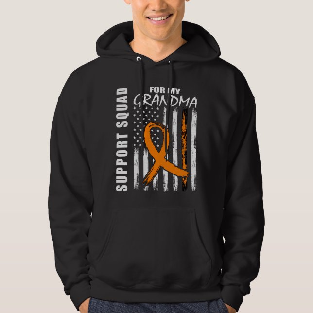 Sudadera MS Grandma Multiple Sclerosis Awareness US Flag Fa (Anverso)