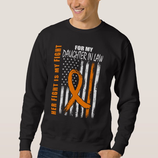 Sudadera MS Her Fight Daughter In Law Multiple Sclerosis Fl (Anverso)