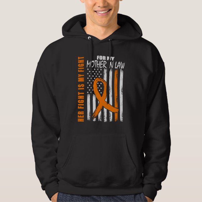 Sudadera MS Her Fight Mother In Law Multiple Sclerosis USA  (Anverso)