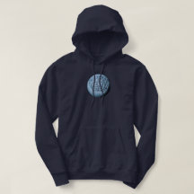 MST3K Moon Hoodie (Azul marino)