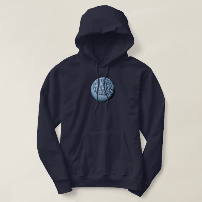 Sudadera MST3K Moon Hoodie (Azul marino) (Diseño del anverso)